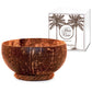 SEYCHELLEN - Kokosnuss Schale Groß, XXL Jumbo Bowl mit Palmen Design  - Meer Coco